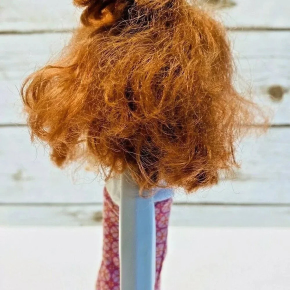 KID KORE 1992 Doll 1990 Red Hair Violet Eyes Two Piece Outfit 8" Tall - Picture 3 of 11